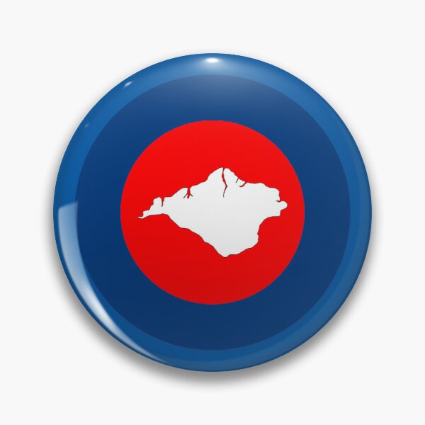 Item preview, Red Wight and Blue! Isle of Wight Retro mod roundel designed and sold by ModSupporters.