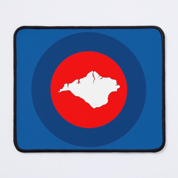 Item preview, Red Wight and Blue! Isle of Wight Retro mod roundel designed and sold by ModSupporters.