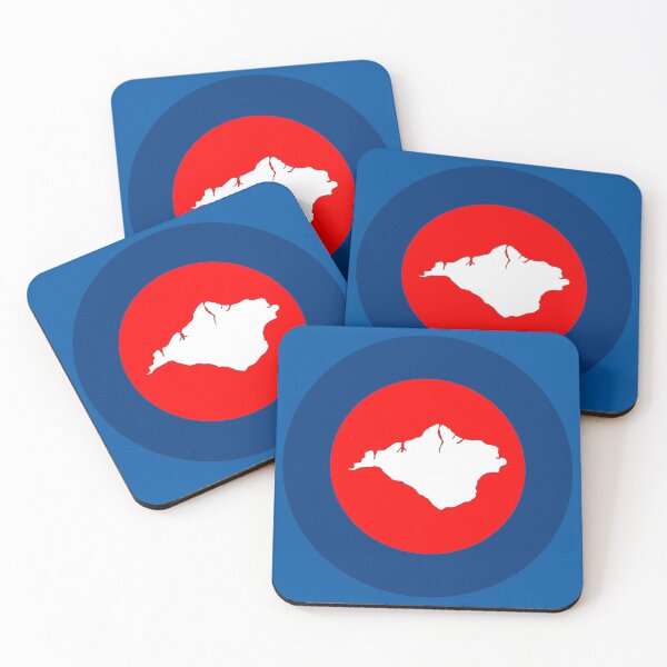 Item preview, Red Wight and Blue! Isle of Wight Retro mod roundel designed and sold by ModSupporters.