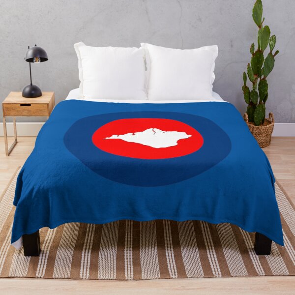 Item preview, Red Wight and Blue! Isle of Wight Retro mod roundel designed and sold by ModSupporters.