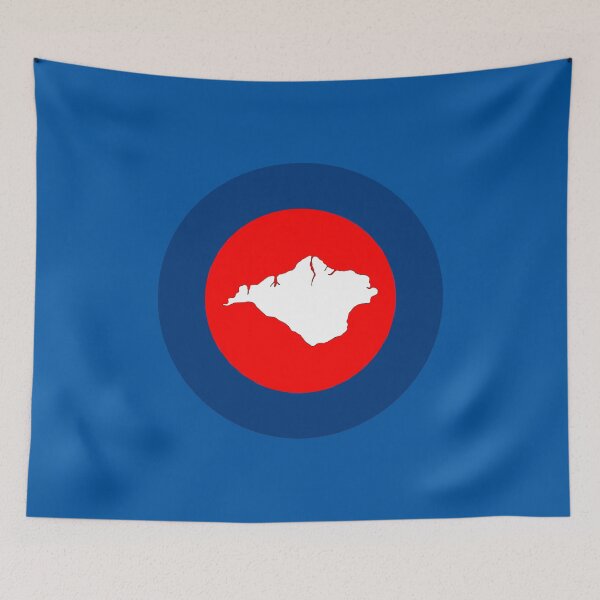 Item preview, Red Wight and Blue! Isle of Wight Retro mod roundel designed and sold by ModSupporters.