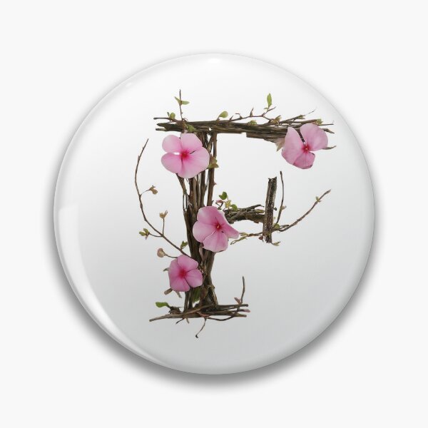 Item preview, Floral Letter F Wall Art - Nature-Inspired Botanical Typography Print 2 designed and sold by Psycho-Crazy.