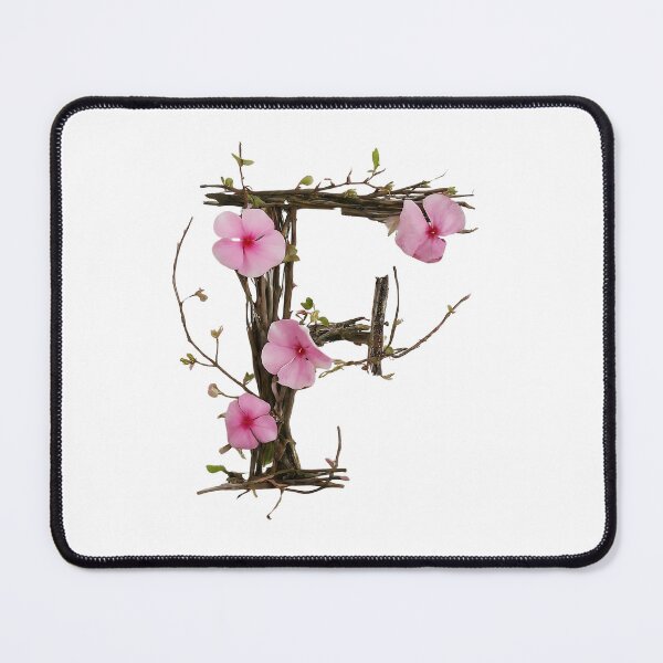 Item preview, Floral Letter F Wall Art - Nature-Inspired Botanical Typography Print 2 designed and sold by Psycho-Crazy.