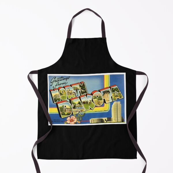 Item preview, Retro North Dakota Travel Poster Design designed and sold by DankThreads.