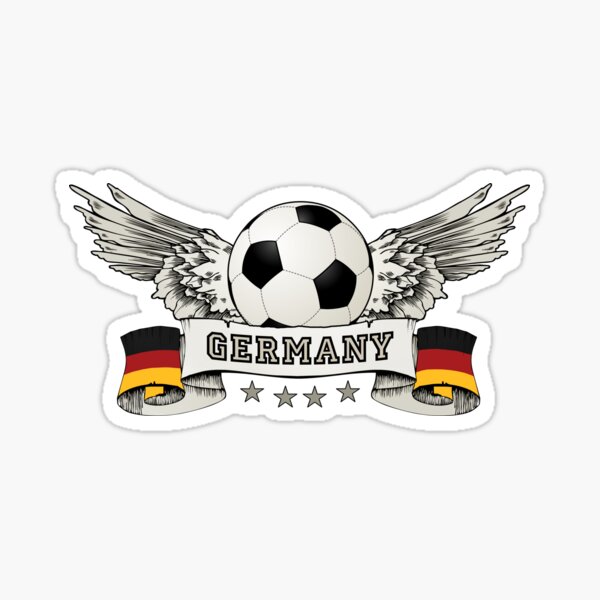 World Cup Germany Vintage Supporter Gear Sticker for Sale by BluePlanet