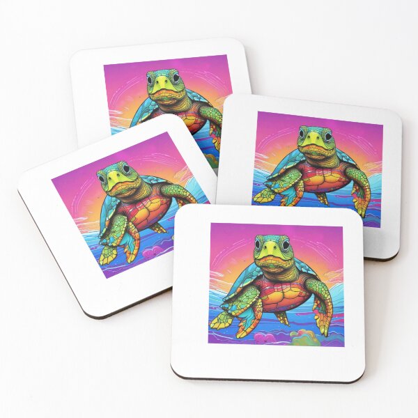 Item preview, Pop Art Sea Turtle Design designed and sold by TheMysticNook.