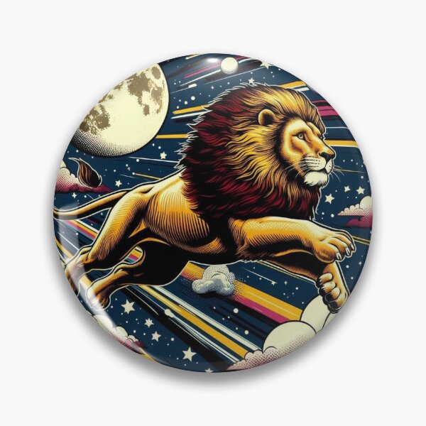 Item preview, pop art style lion designed and sold by Dogandesighn.