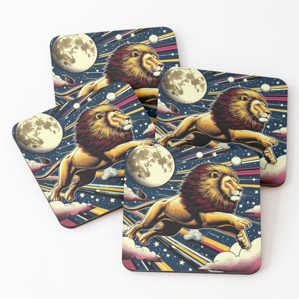 Item preview, pop art style lion designed and sold by Dogandesighn.