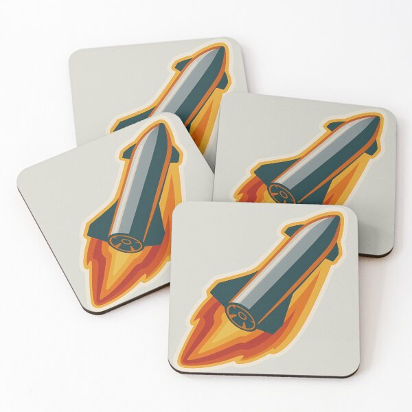 Item preview, Starship Rocket Heat Dive Space Art Sticker designed and sold by Steven's Space.