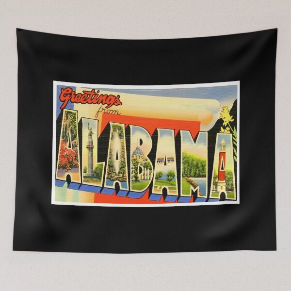 Item preview, Vintage Greetings from Alabama Souvenir designed and sold by DankThreads.