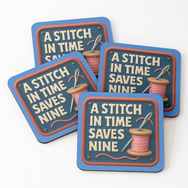 Item preview, A stitch at the right time – wisdom for creative minds designed and sold by Girih.