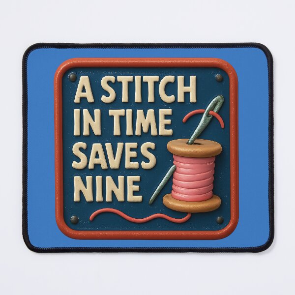 Item preview, A stitch at the right time – wisdom for creative minds designed and sold by Girih.