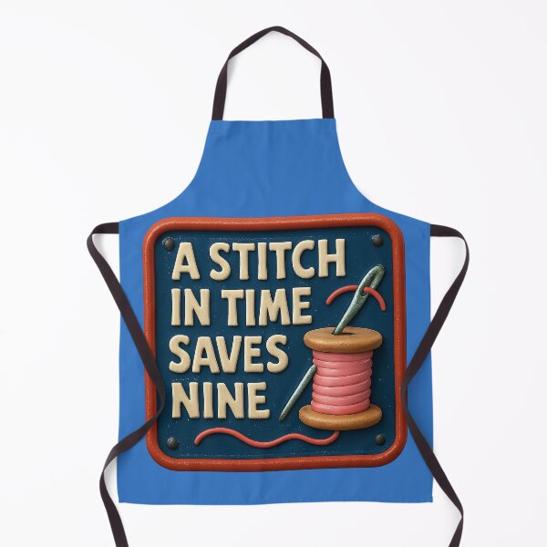 Item preview, A stitch at the right time – wisdom for creative minds designed and sold by Girih.