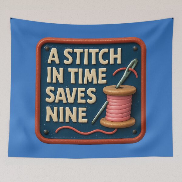 Item preview, A stitch at the right time – wisdom for creative minds designed and sold by Girih.