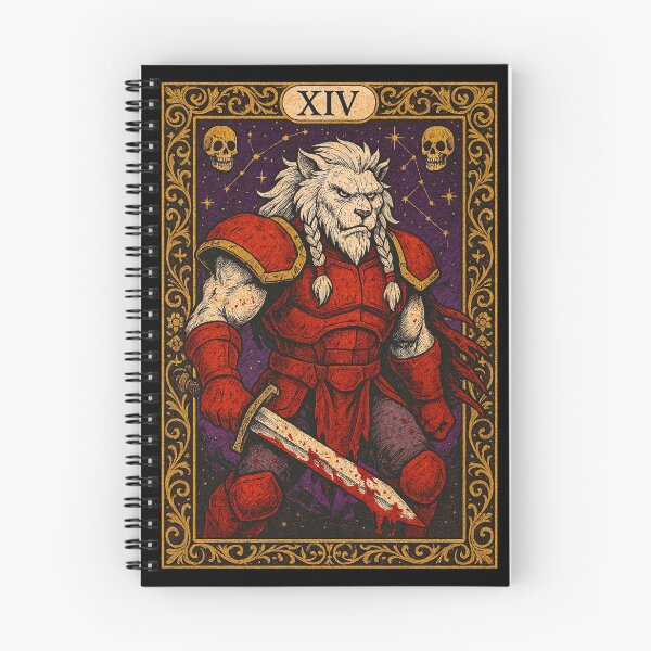 Item preview, Battle Beast Inspired Tarot Card designed and sold by Stimmygirl Studios.