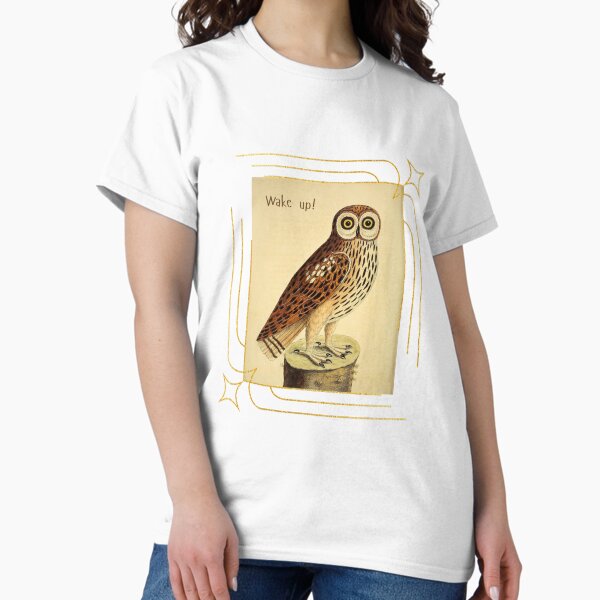 Item preview, Wake Up (owl) designed and sold by Oddly Enchanted.