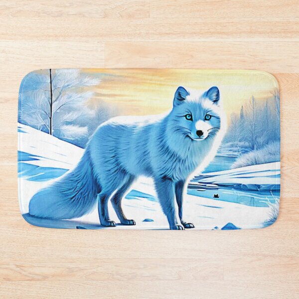 Item preview, Arctic Winter Fox Snow  designed and sold by Health And Fitness Posts e-Store.