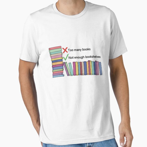 Item preview, Not Enough Bookshelves  designed and sold by QuillAndBrush.
