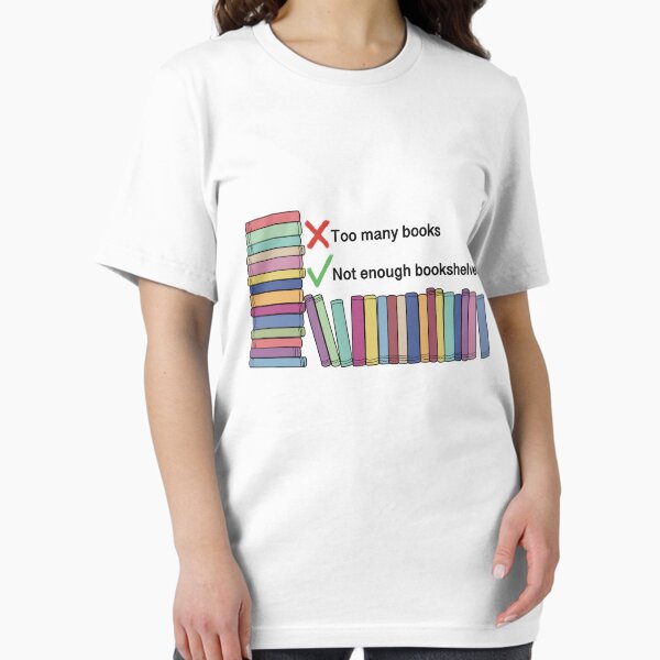 Item preview, Not Enough Bookshelves  designed and sold by QuillAndBrush.
