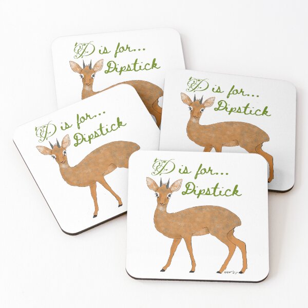 Item preview, D is for Dipstick! designed and sold by Milk on Cake.