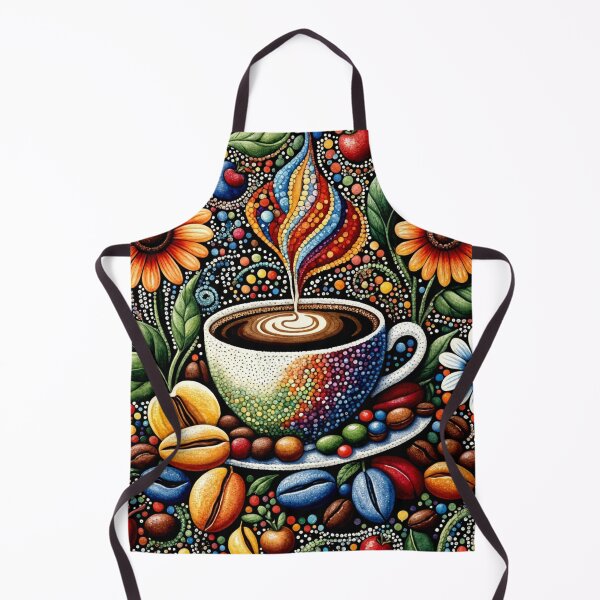Item preview, Pointillism Coffee Art designed and sold by Beyond The Canvas.