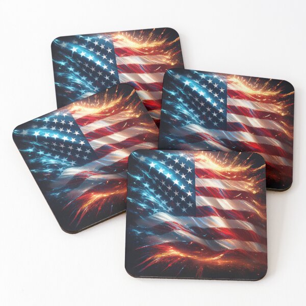 Item preview, USA flag art designed and sold by Andre Faubert.