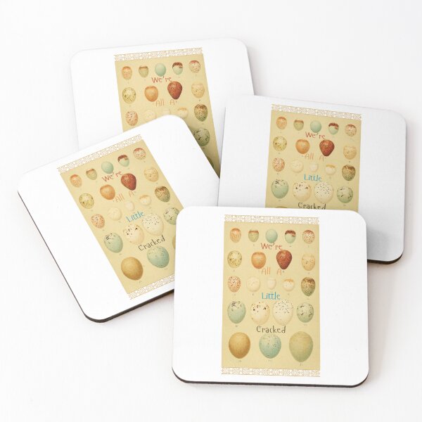Item preview, We're All A Little Cracked (eggs) designed and sold by Oddly Enchanted.