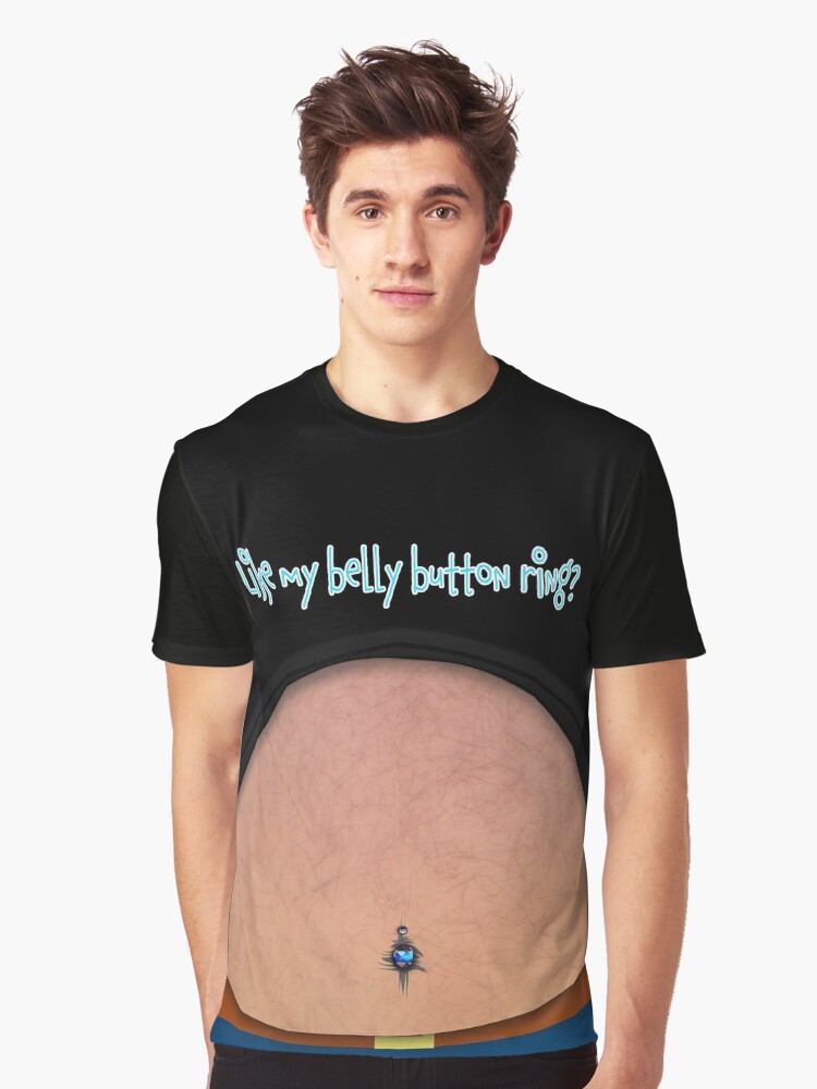 Marvel opdragelse svært Funny Dad Fake Fat Beer Belly Button Ring Body Piercing" Graphic T-Shirt  for Sale by Jennifer Williams | Redbubble