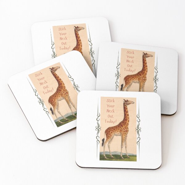 Item preview, Stick Your Neck Out Today (giraffe) designed and sold by Oddly Enchanted.