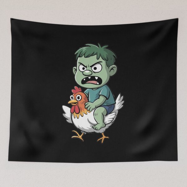 Item preview, Chicken Jockeyyy! designed and sold by MonkiFlipp.