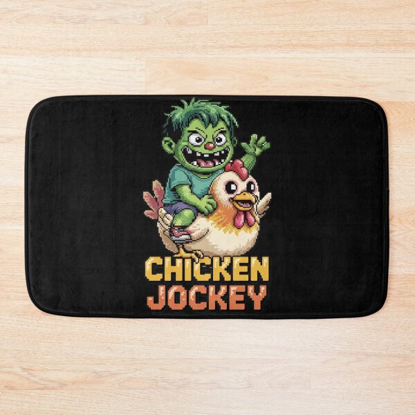Item preview, Pixel Chicken Jockey designed and sold by MonkiFlipp.
