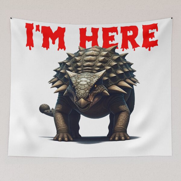 Item preview, Fierce Ankylosaurus Emerges from the Shadows designed and sold by rgagliardi2017.