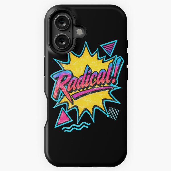 Item preview, RADICAL! A rad 80s design in a vintage worn style! designed and sold by Hiraeth Atelier.
