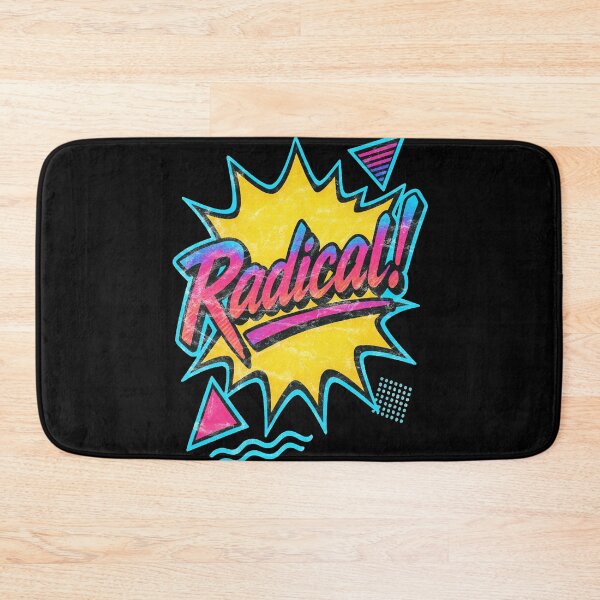 Item preview, RADICAL! A rad 80s design in a vintage worn style! designed and sold by Hiraeth Atelier.