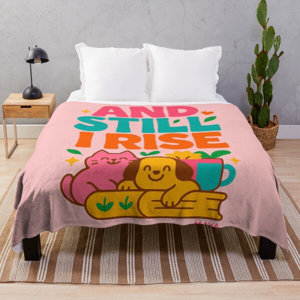 Item preview, And Still I Rise – Cute Empowerment Quote with Pets designed and sold by Cheeky Companions.