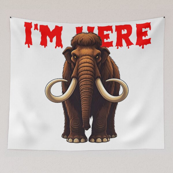 Item preview, Surreal Prehistoric Mammoth Exudes Menacing Presence designed and sold by rgagliardi2017.