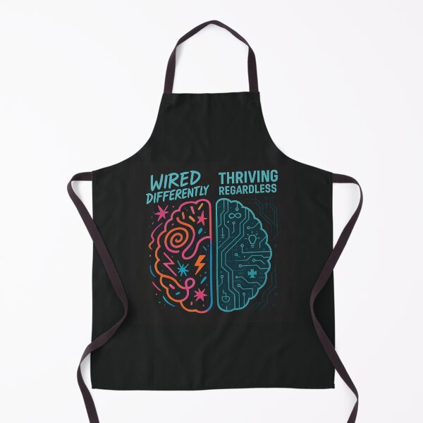 Item preview, Wired Differently - Thriving Regardless - part of the "Neurodivergent & Thriving" collection designed and sold by AnTartstudios.