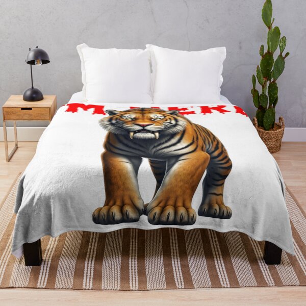 Item preview, Menacing Saber-Toothed Tiger in Full-Body View designed and sold by rgagliardi2017.
