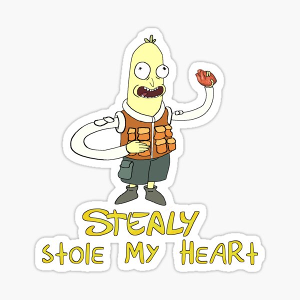 Abenteuer von Stealy - Stealy hat mein Herz gestohlen! Sticker