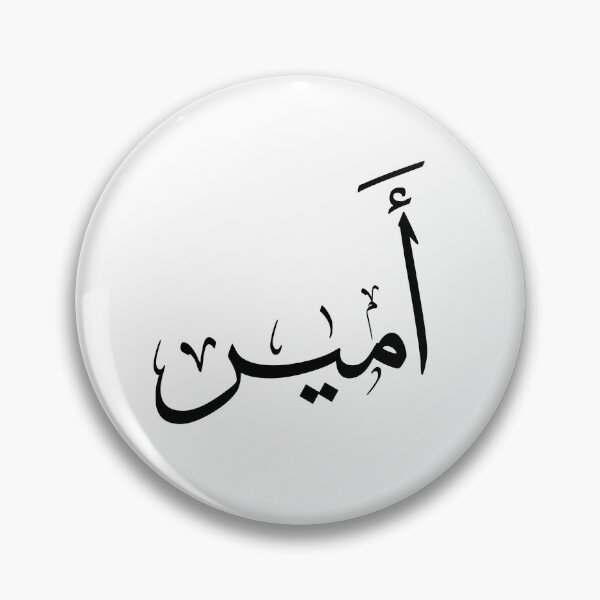 Item preview, Amir Arabic Calligraphy Art - Unique Islamic Design designed and sold by Noor Gallery.