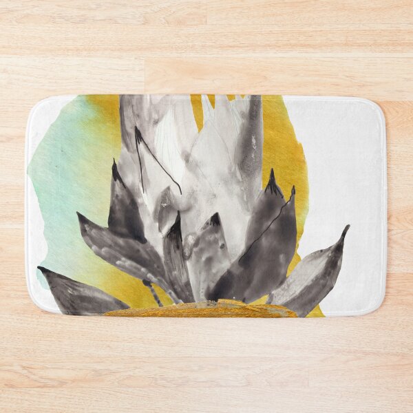 Item preview, Golden Protea Bloom – Watercolor & Ink Botanical Art designed and sold by Kollibri.