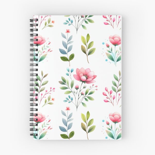 Item preview, Retro watercolor flowers Garden  designed and sold by Charmy Design.