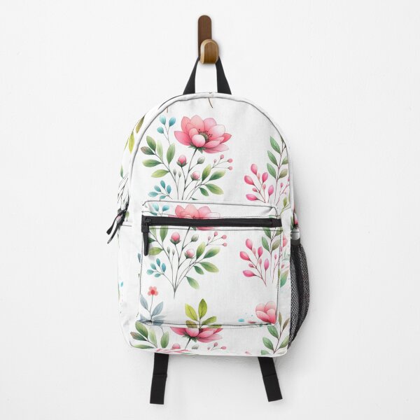 Item preview, Retro watercolor flowers Garden  designed and sold by Charmy Design.
