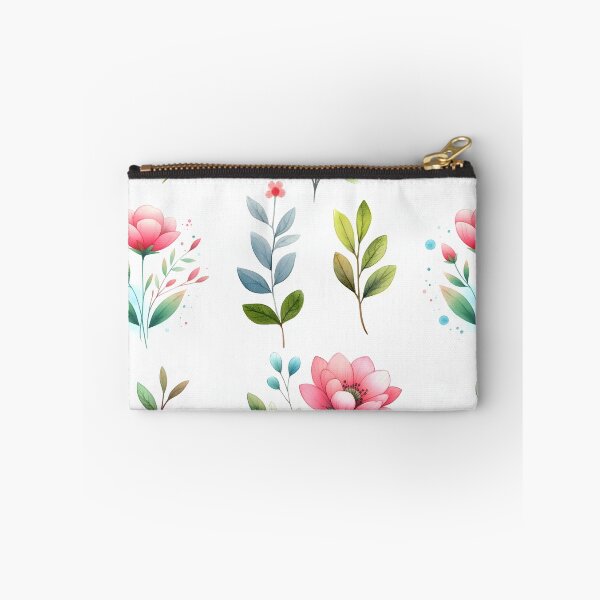 Item preview, Retro watercolor flowers Garden  designed and sold by Charmy Design.
