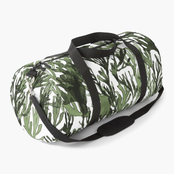 Item preview, A dense forest of green seaweed painted by hand. designed and sold by AlineDoornhof.