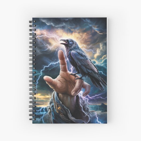 Item preview, Odin’s Finger and the Storm Raven designed and sold by VikingSagaShop.