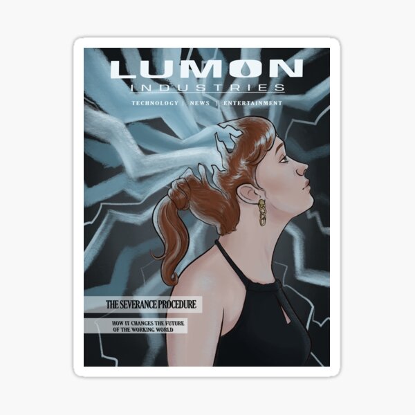 Item preview, Severance Magazin-Cover designed and sold by GreenApplePunch.