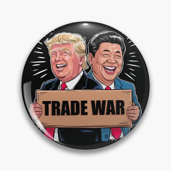 Item preview, Donald Trump Xi Jinping Trade War designed and sold by plushism.