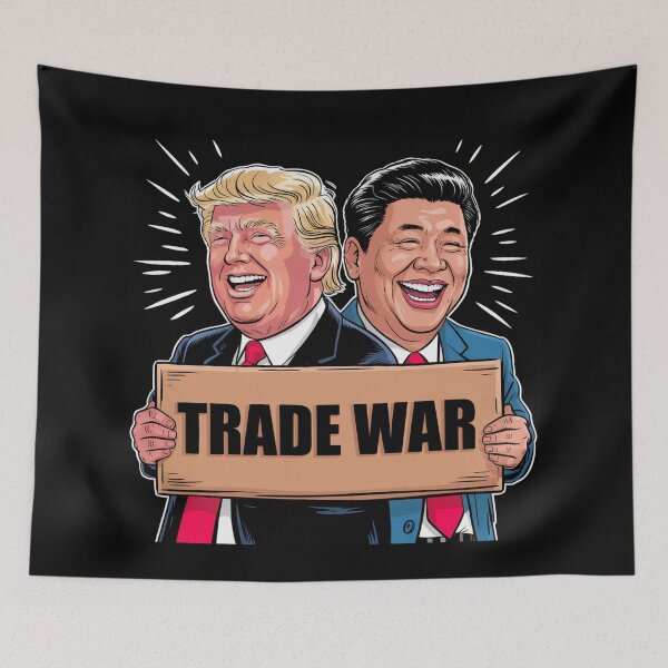 Item preview, Donald Trump Xi Jinping Trade War designed and sold by plushism.