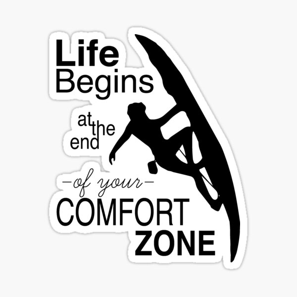 Item preview, Life Begins at the end of your Comfort Zone designed and sold by Ferret Designs.